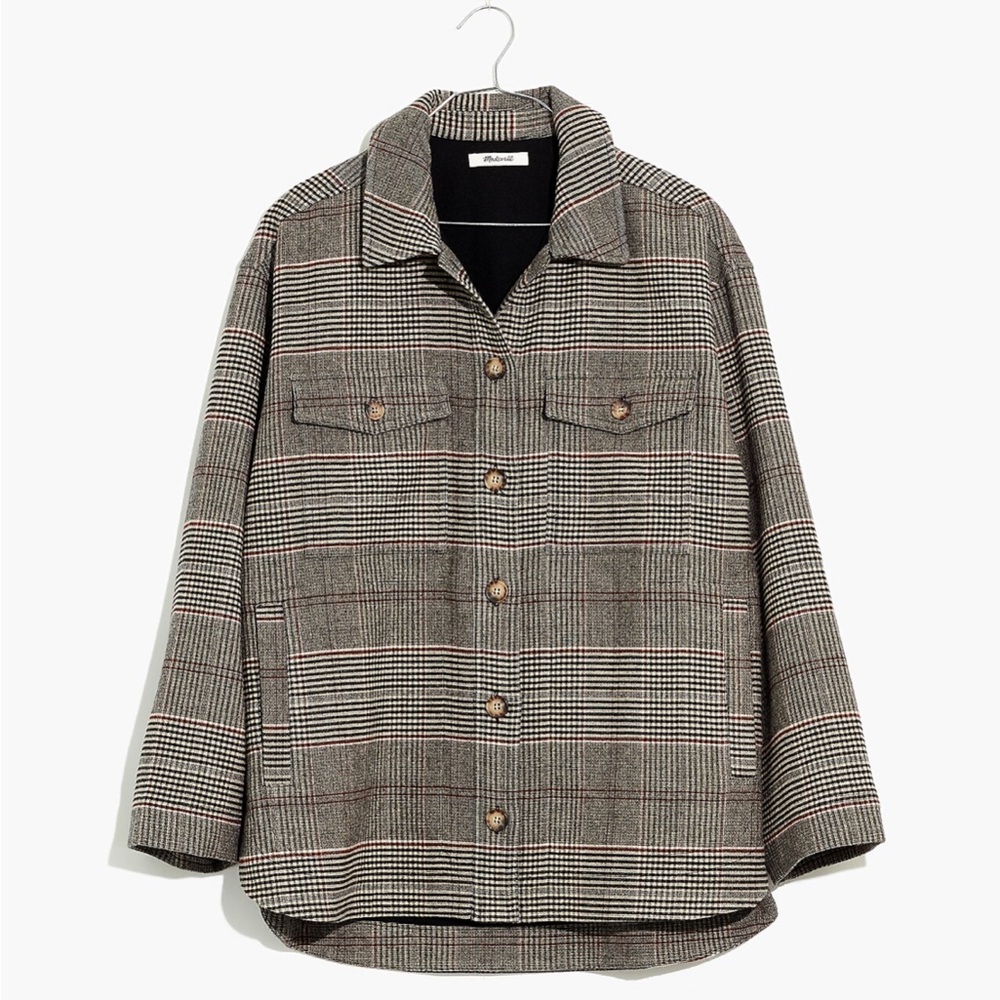 Madewell | Plaid Flannel Shirt Jacket (Shacket) XS
